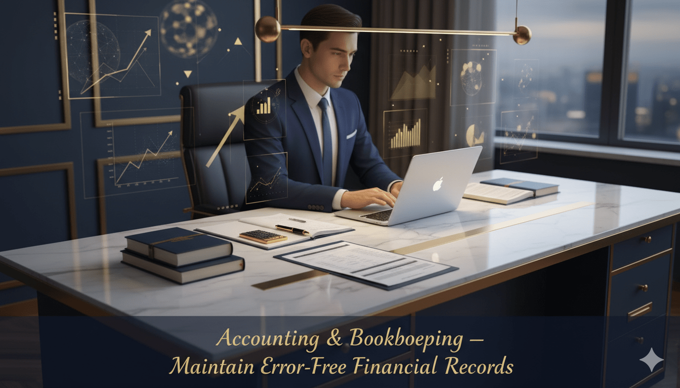 Accounting & Bookkeeping  Maintain error-free financial records