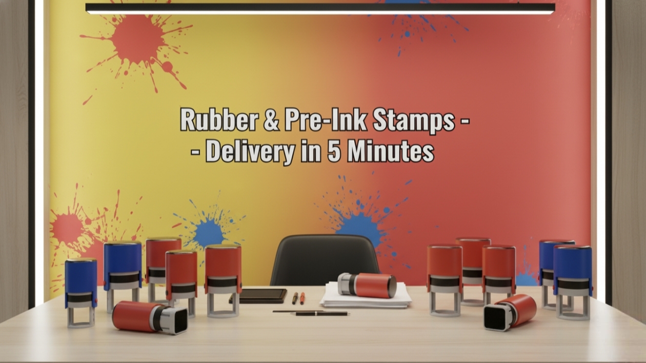 Rubber & Pre-Ink Stamps