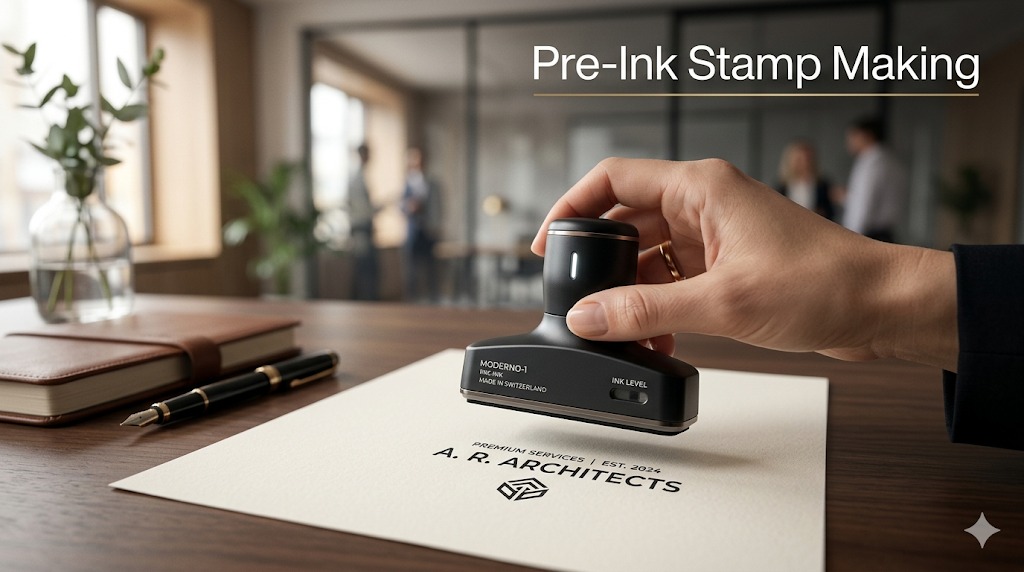 Pre-Ink Stamp Making